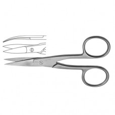 Nail Scissor Curved Stainless Steel, 9 cm - 3 1/2" 
